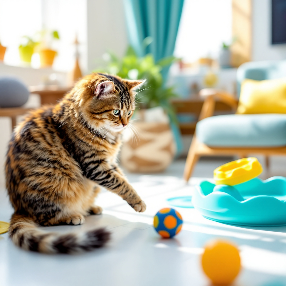Котик у кошику